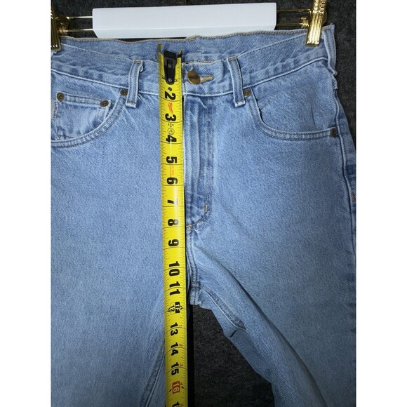 Carhartt B18 STW Men's Straight Leg Jeans 30x34 Blue Stone Wash Vintage Mexico - Picture 4 of 6